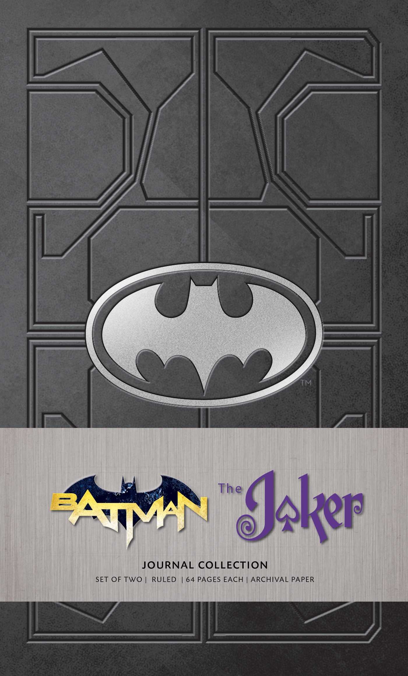 Dc Comics: Character Journal Collection (Set Of 2)