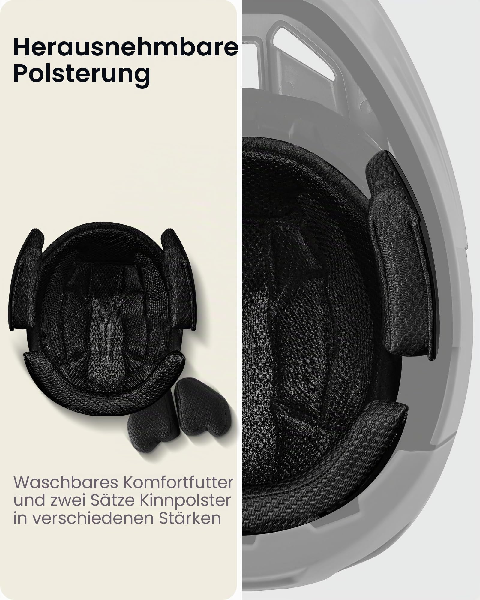 OutdoorMaster Full Face Mountainbike-Helm für Männer & Frauen-Zwei abnehmbare Kinnpolster Mountainbike-Helm, Belüftung Leichtgewicht Racing Downhill DH BMX MTB-Helm