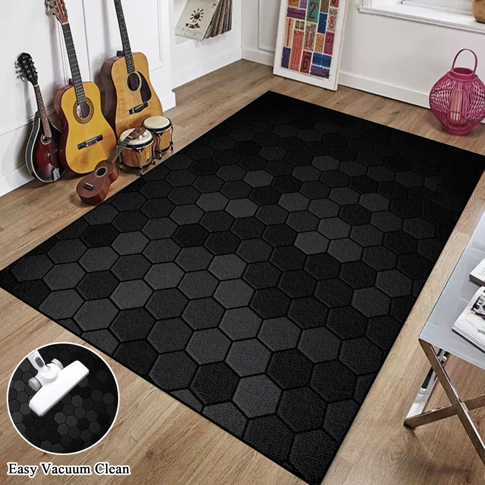 Schlagzeugteppich Drum-Teppich Schallschutz Teppich Schallschutzmatte rutschfeste Trommelmatte für Drum Schlagzeug Elektronisch Snare Teppich Snare Drum Rug Schalldicht Teppiche 140 x 100 cm