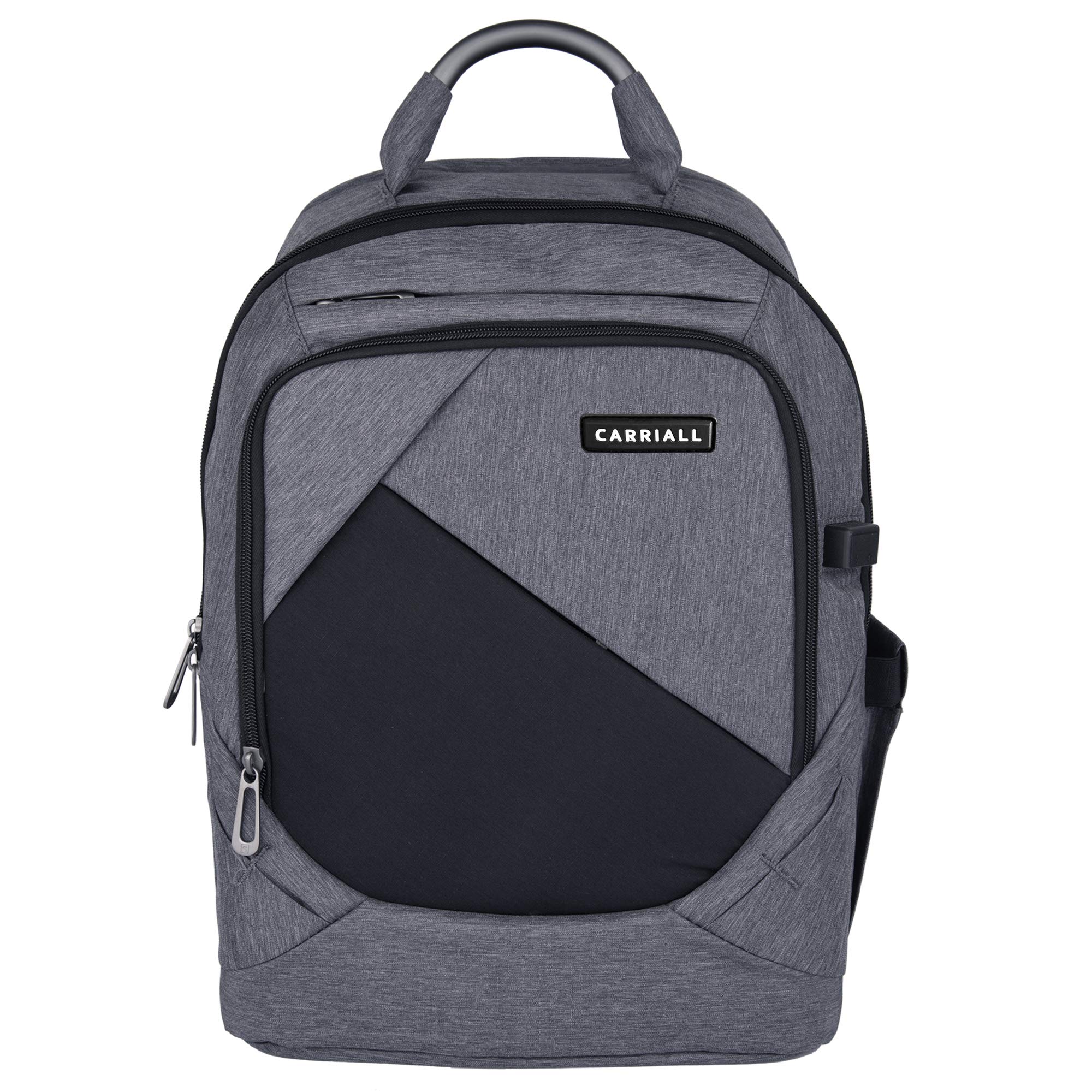 Carriall Grey Minikin Smart Laptop Bag, 21.36l | Fits upto 15.6inch Laptop/Macbook, | Water Resistant | Anti Theft & USB Charging | For Office, College & Travel | Laptop Bag for Men & Women (B07VNXDRCC) Amazon Price History, Amazon Price Tracker