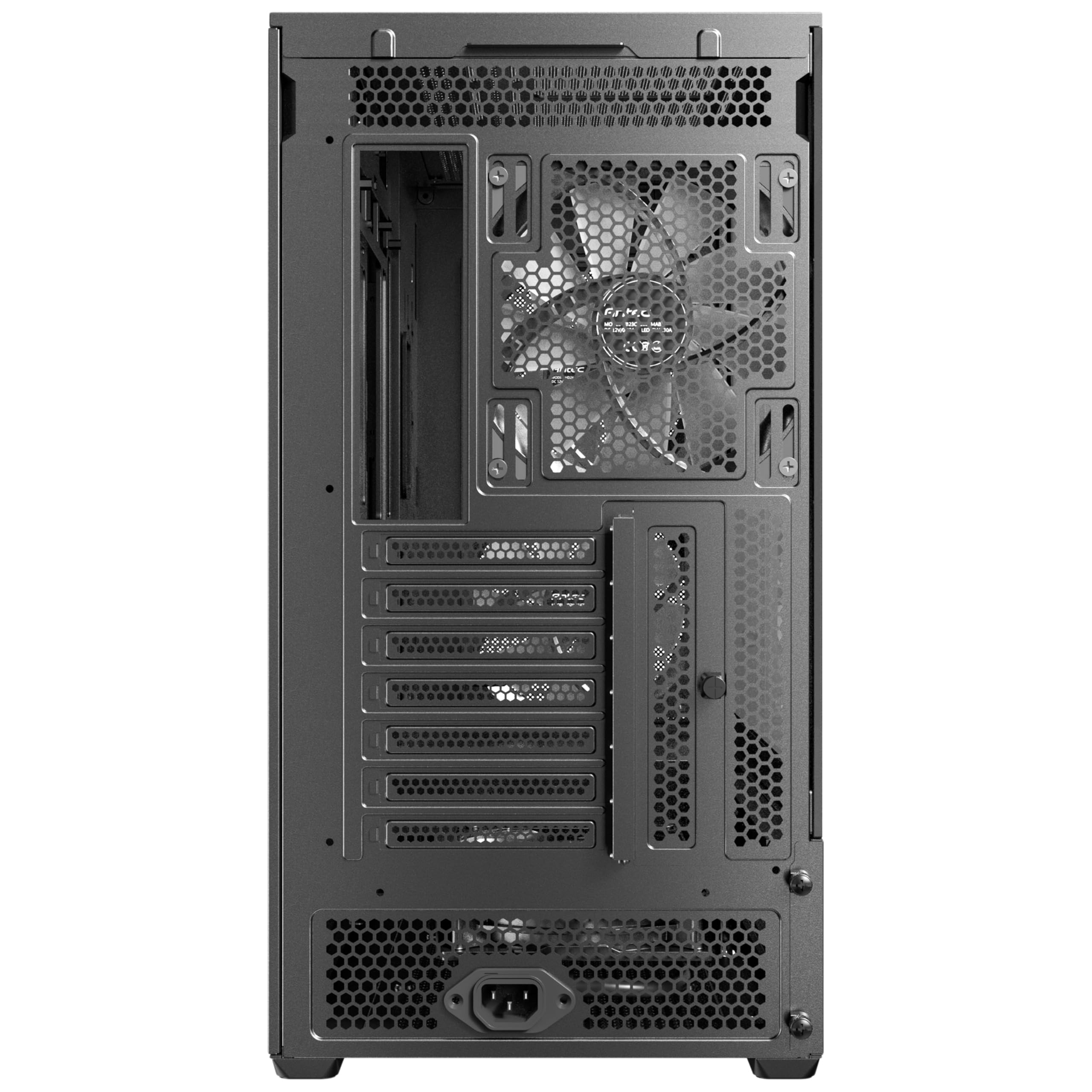 ANTEC Flux Rear ATX/Micro-ATX/ITX Boîtier Midi Tower PC, Noir