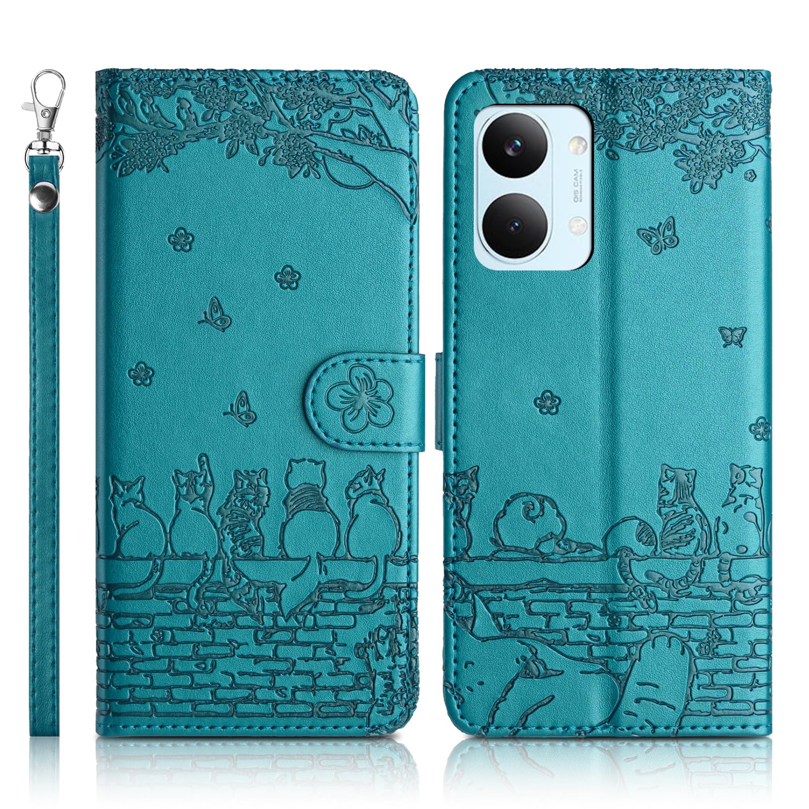 Etui do Xiaomi Poco X8 Pro Premium Pokrowiec ze skóry PU [Etui z klapką] [Portfel] [Zamknięcie magnetyczne] Etui ochronne do Xiaomi Poco X8 Pro Niebieski