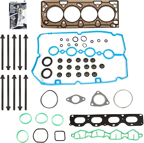 MA-9761279218 Juego de juntas de cabeza válvulas de escape de admisión compatibles con/para 09-11 Chevrolet Aveo Pontiac G3 1.6L