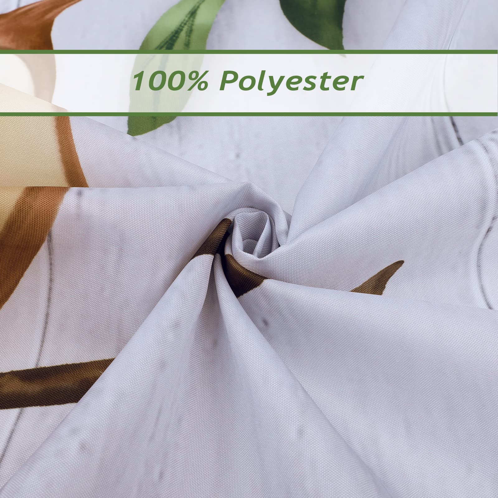 Bonhause Rideau De Douche Automne Animaux De La Forêt Arbre Enfants