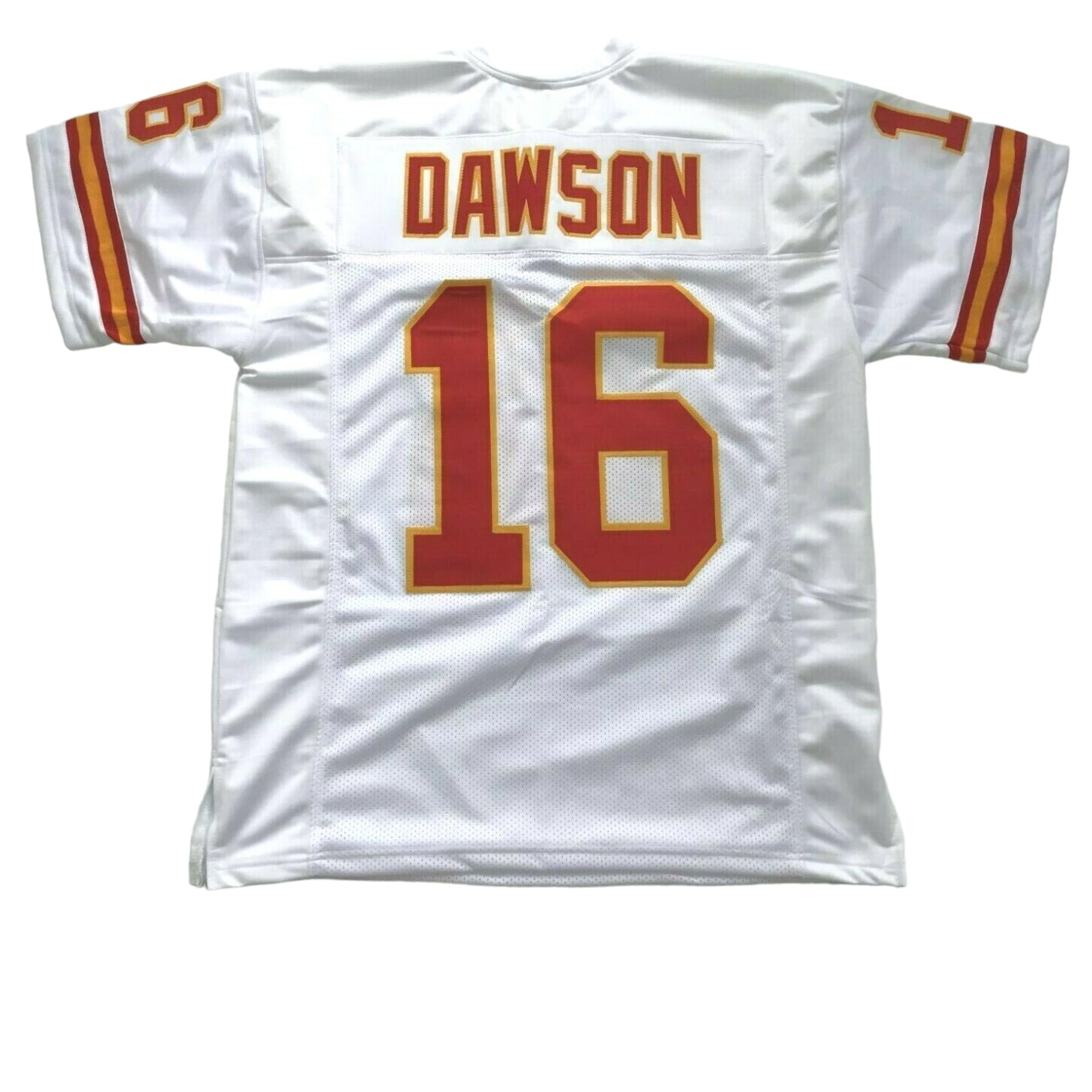 Len Dawson White Jersey Stitched Custom Football New No Brand/Logos (US, Alpha, X-Large, Regular, Regular, White)