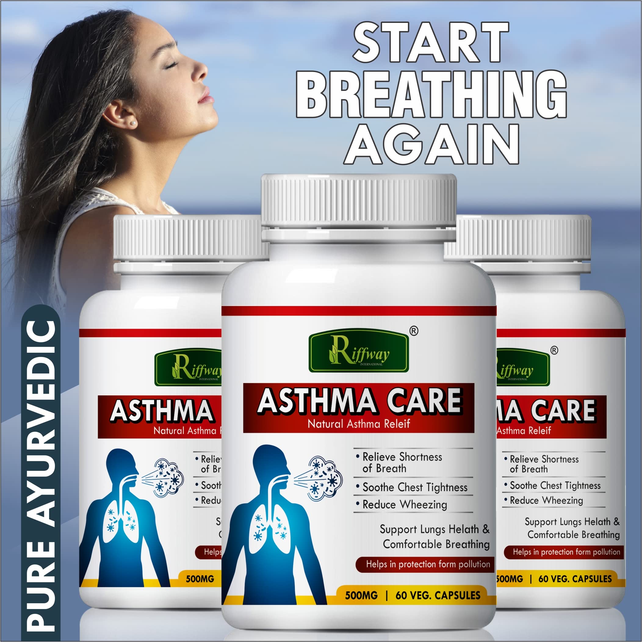 Asthama Care Health Tablet | Asthama Capsule Controls Asthametic Problem (Pack Of 3, 180 capsule) (B0BRY3KY2J) Amazon Price History, Amazon Price Tracker