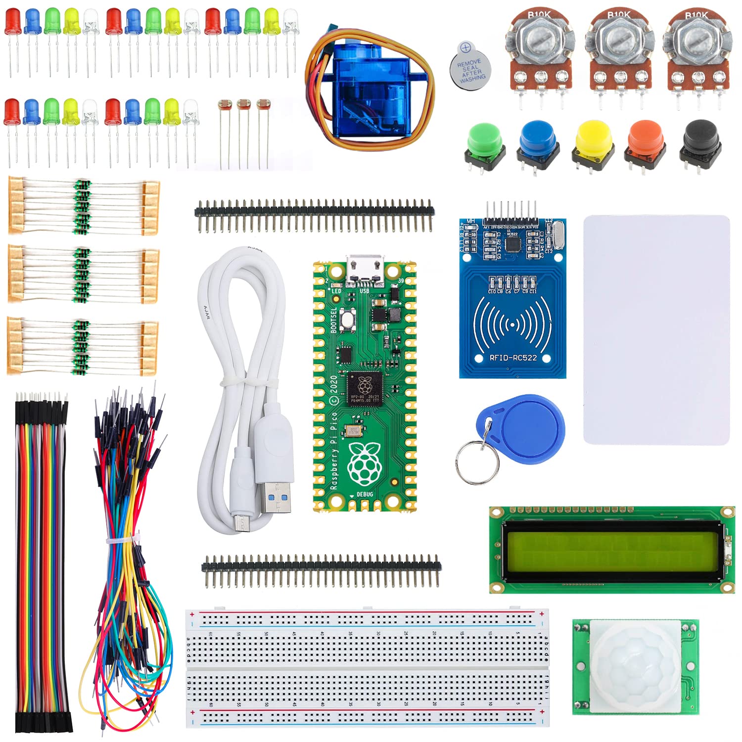 IDUINO Raspberry Pi Pico Basic Starter Kit (B09YDR3H9T) Amazon Price History, Amazon Price Tracker