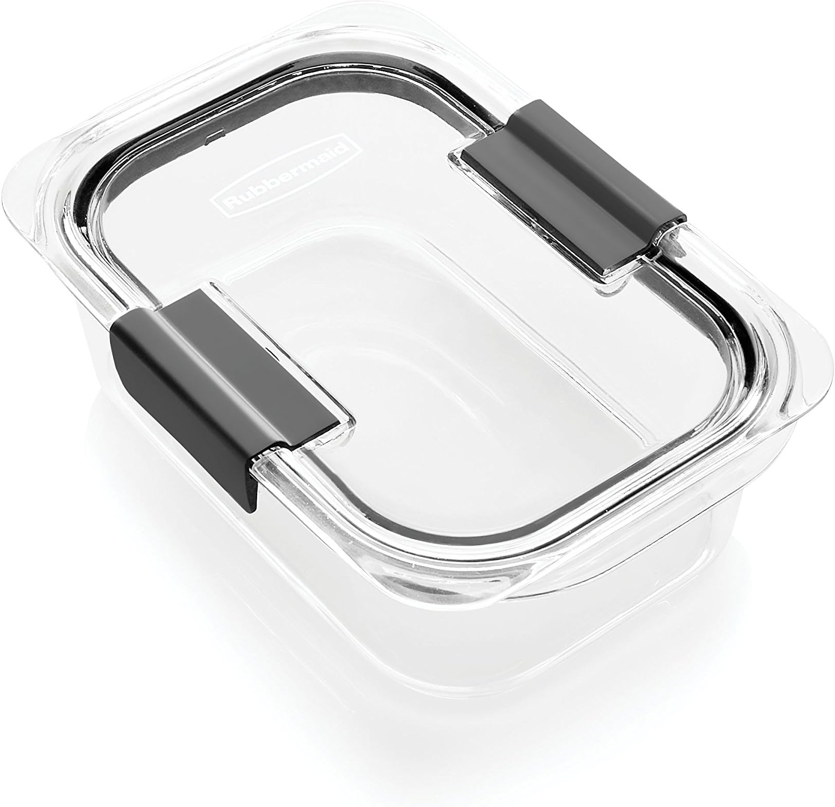 Rubbermaid Brilliance Food Storage Container, Medium, 3.2 Cup, Clear 1991156