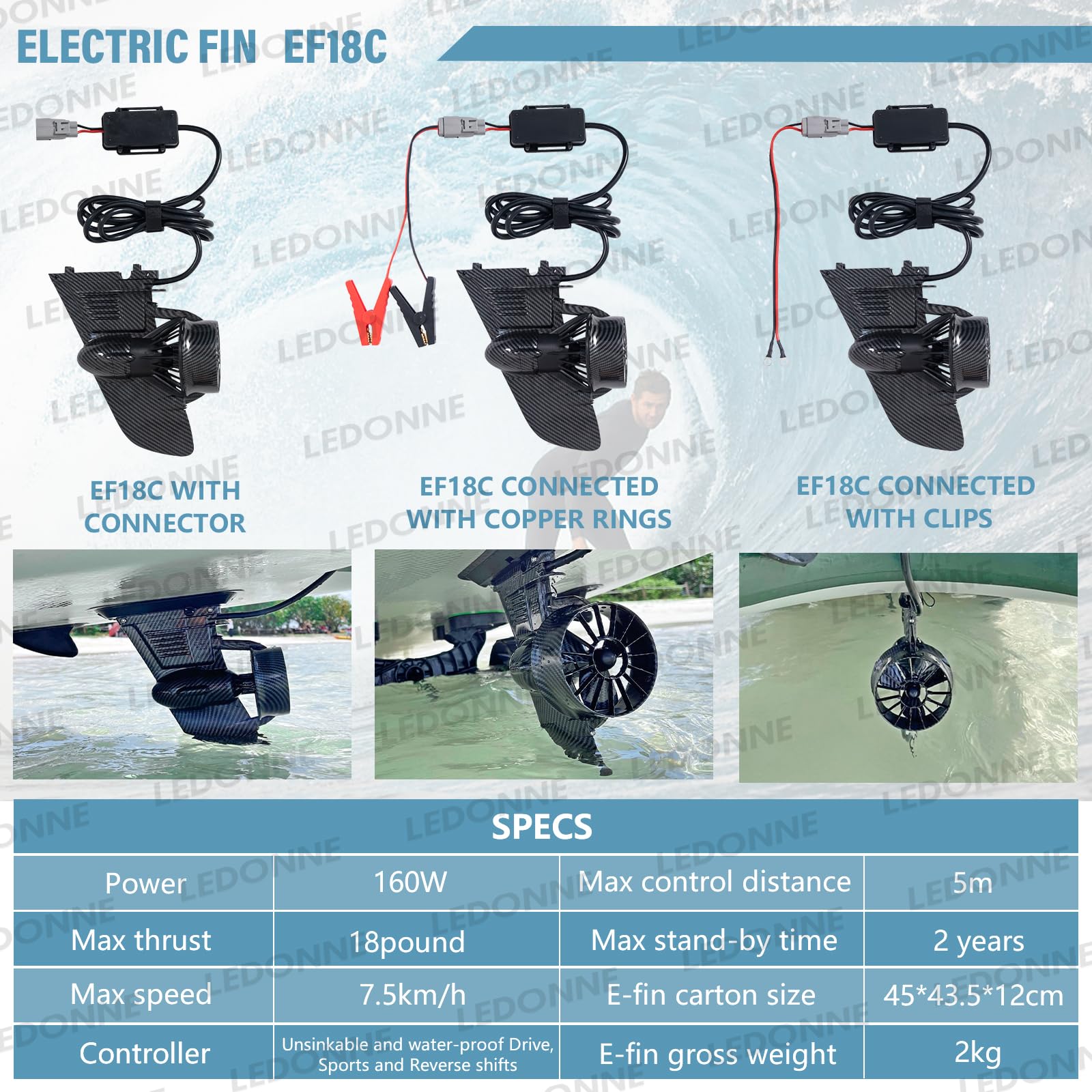 Amazon | LEDONNE SUP電動フィン 電動サーフボードフィン 水中 Amazon | LEDONNE SUP電動フィン 電動サーフボードフィン 水中