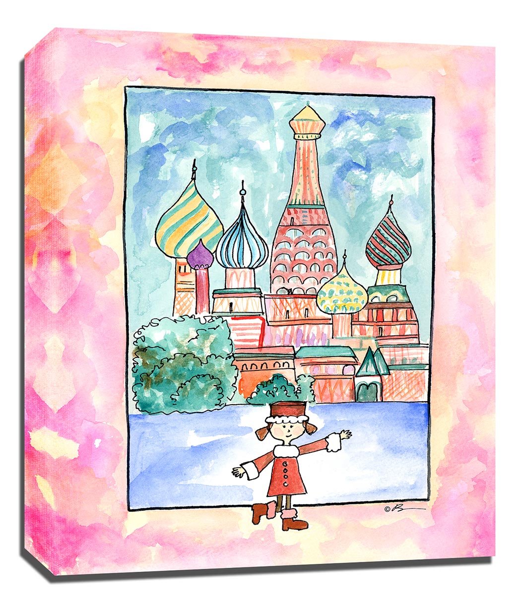 Girl in Russia - 8" x 10" Canvas
