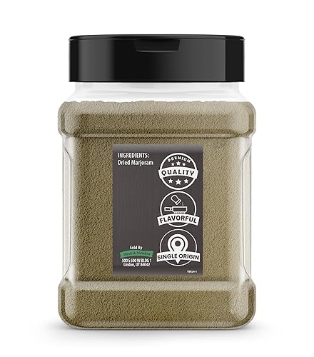 Miniatura 2 de Birch & Meadow Mejorana molida, 3.5 oz, hierba dulce y salada, cocina francesa e italiana