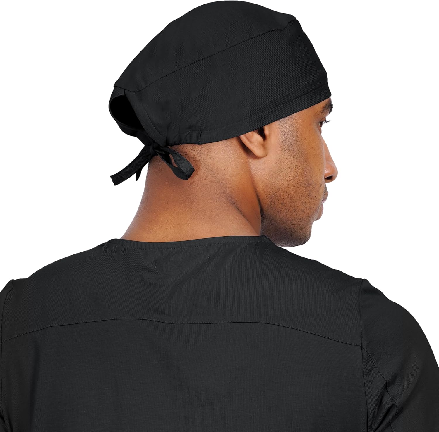 MIKAL Cotton Scrub Cap W Tie-Back Lightweight OneSize Sweat Absorbent Scrub Cap | No-Slip Unisex Surgical Cap for Healthcare - Image 7