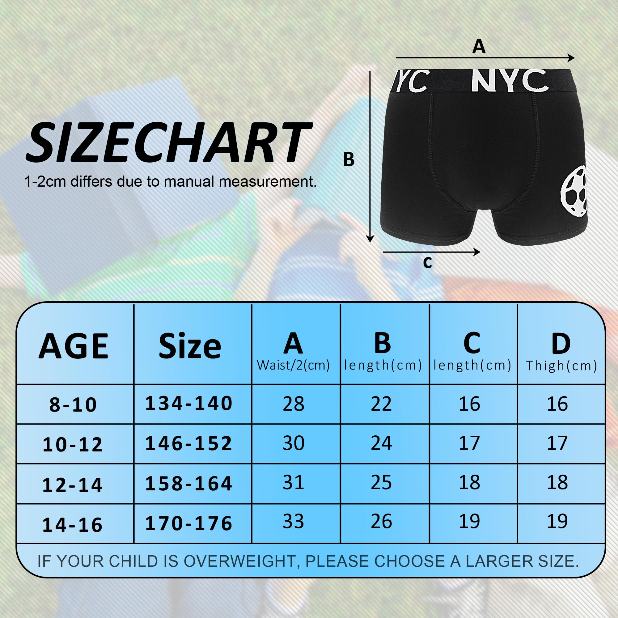 Uizuooy 6/12er Pack Unterhosen Jungen Boxershorts Kinder Boxershorts Jungen aus Baumwolle