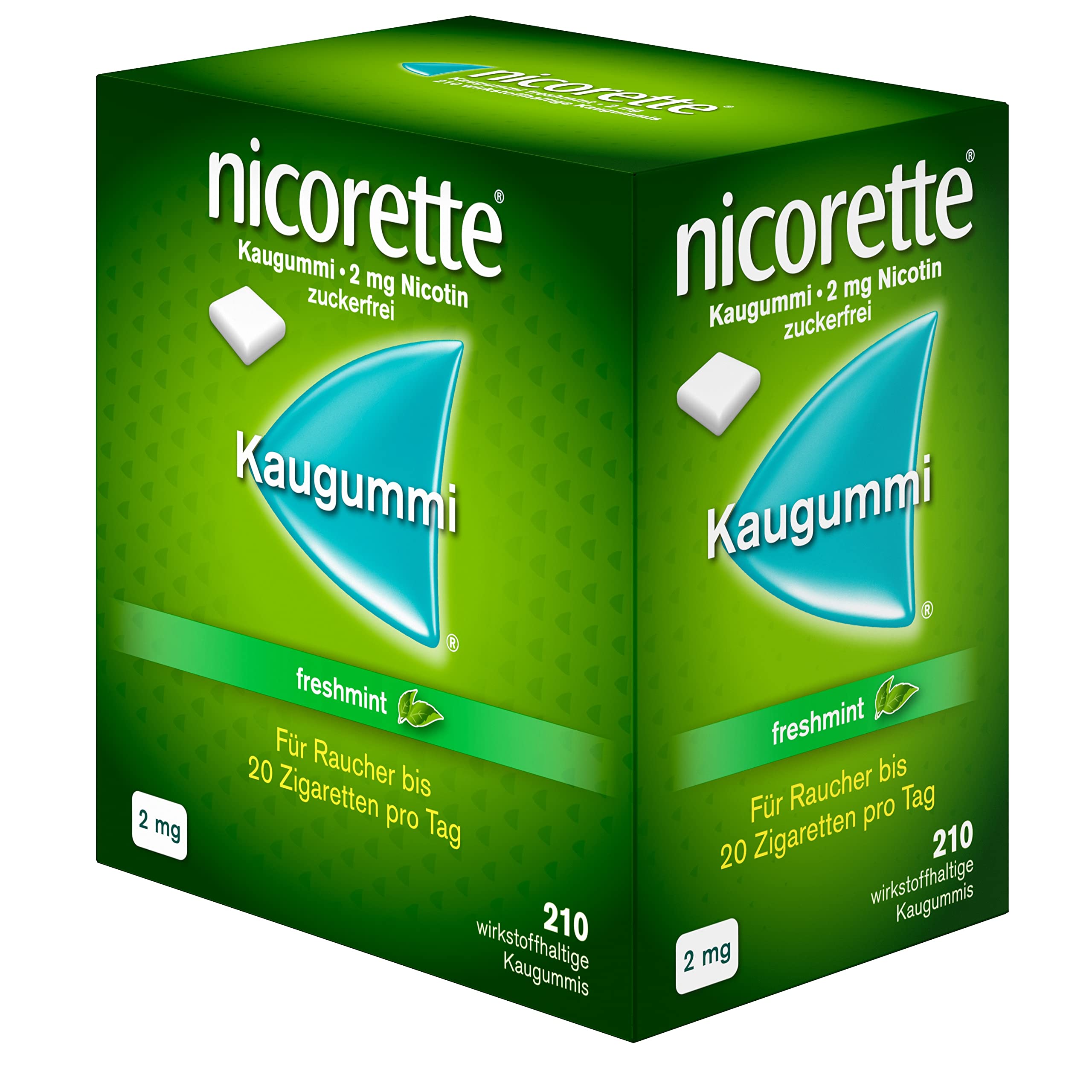 NICORETTE 2 mg freshmint Kaugummi 210 Stück
