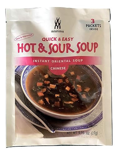 Mishima Mezcla de sopa picante y agria china oriental instantánea