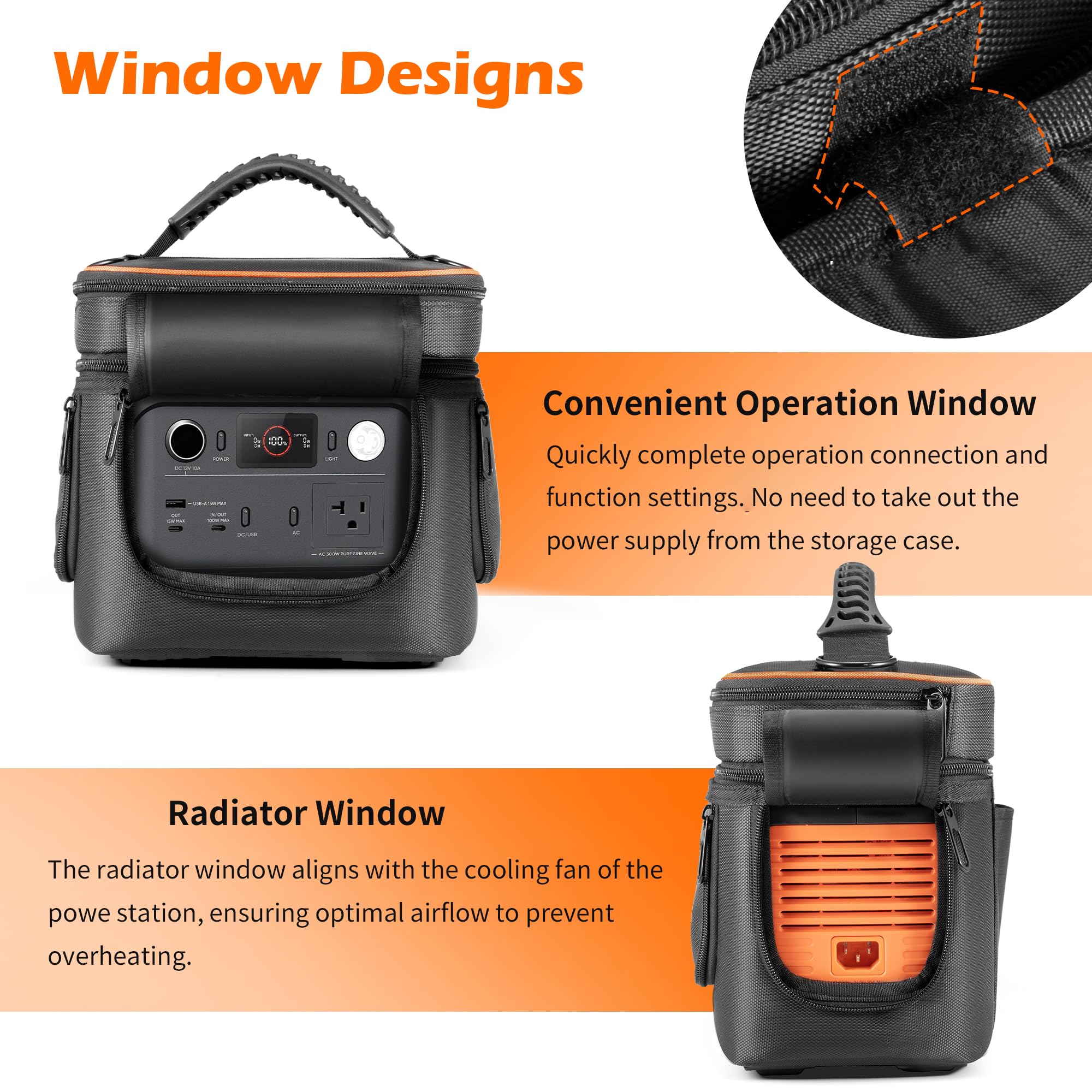 Borsa portatile per centrali elettriche Jackery Explorer 240 v2 256Wh LiFePO, custodia da viaggio per generatore solare