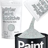 Vista 42 de Hemway - Cristales aditivos de purpurina para pintura de emulsión/acrílica; p/paredes int/ext/madera/barniz/mate/brillante/muebles, 100 g/3.5 oz