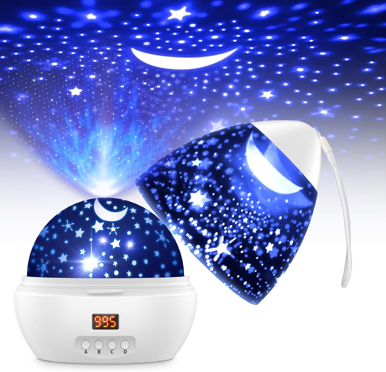 ARTINABS Night Light Projector for Kids Baby, Star Projector 360