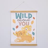 Vista 2 de Disney Cartel de pared del círculo de la vida del rey león bebé - Wild About You