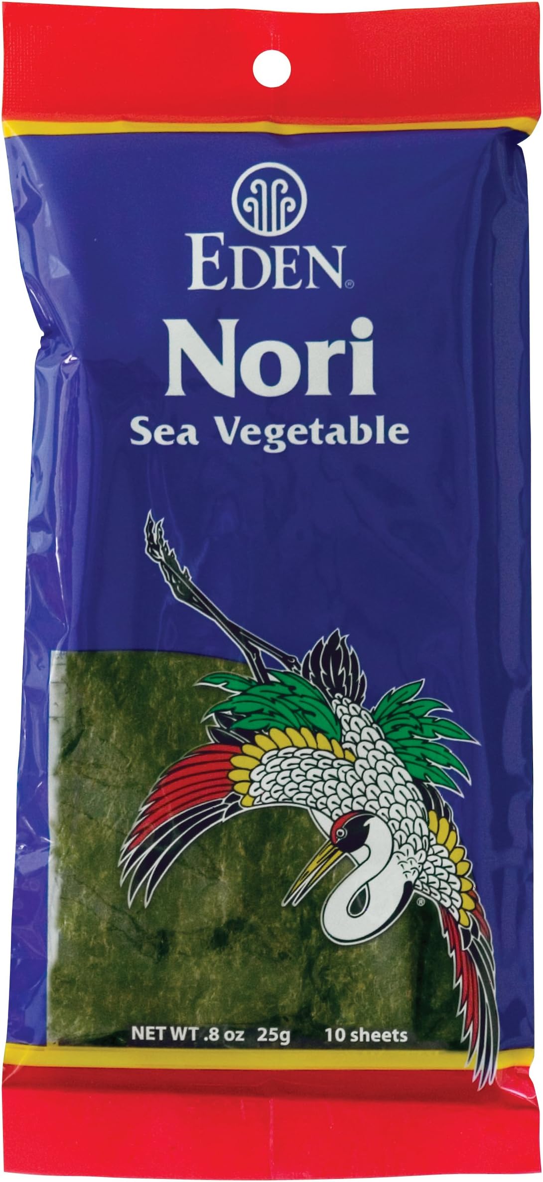 Eden Foods Nori Sea Vegetable - 10 Sheets