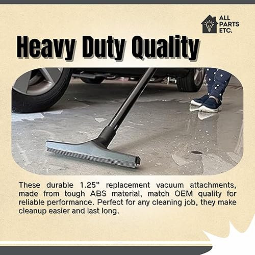 Miniatura 4 de Herramienta de agua para suelos duros de 1.25 pulgadas, para uso húmedo y seco, accesorios de aspiradora y accesorios, incluye dos adaptadores para