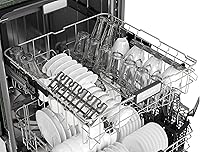 Vista 21 de Lavadora inteligente SHARP SDW6767HS. Funciona con Alexa. Incluye luces LED interiores, interior de acero inoxidable, secado con calor y asistencia