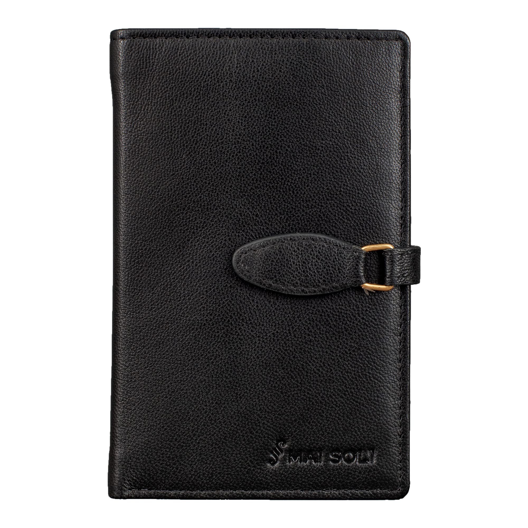 Genuine Leather Hand Wallet for Women | with 10 Slots for Credit/Debit Card, 4 Hidden and 1 Currency Compartments | Clutch for Girls - Black-image-18