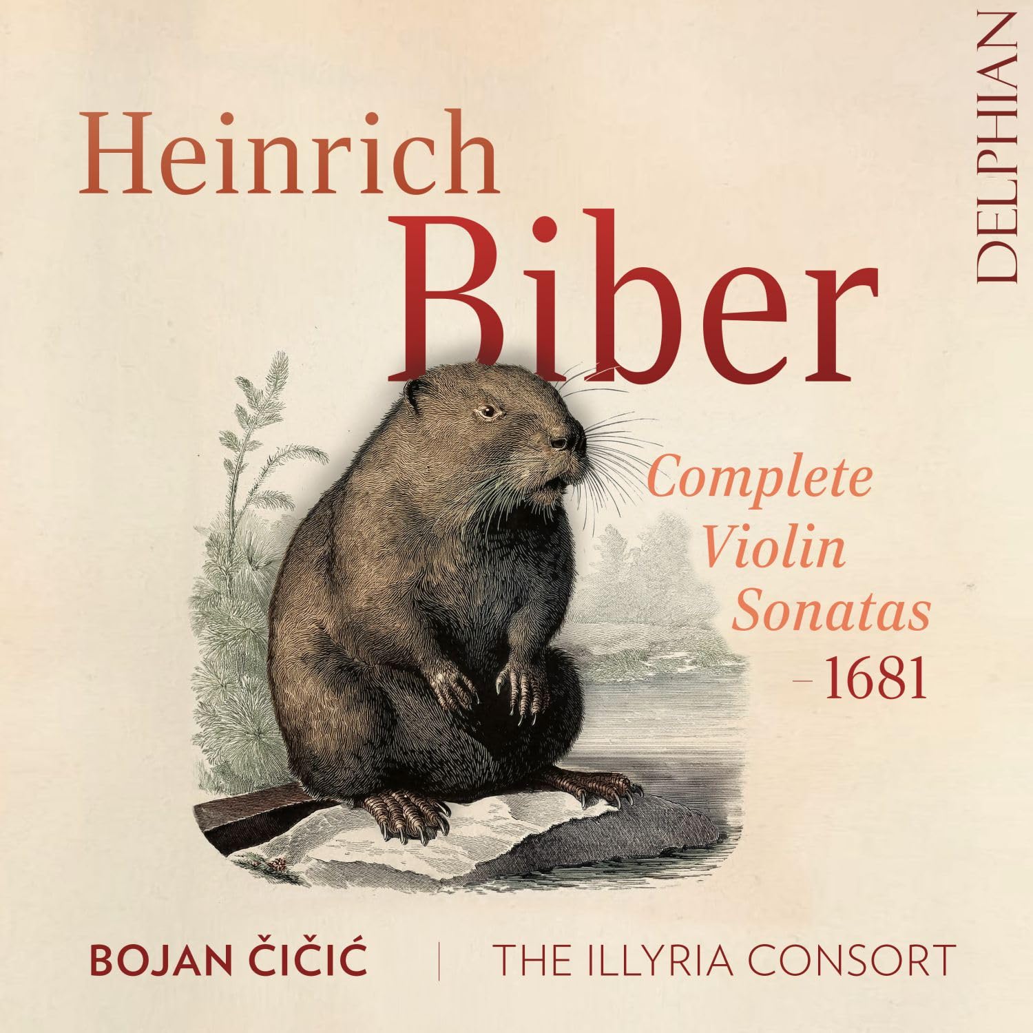 DCD34334 Bojan Cicic | the Illyria Cons Heinrich Biber Complete Sonat CD