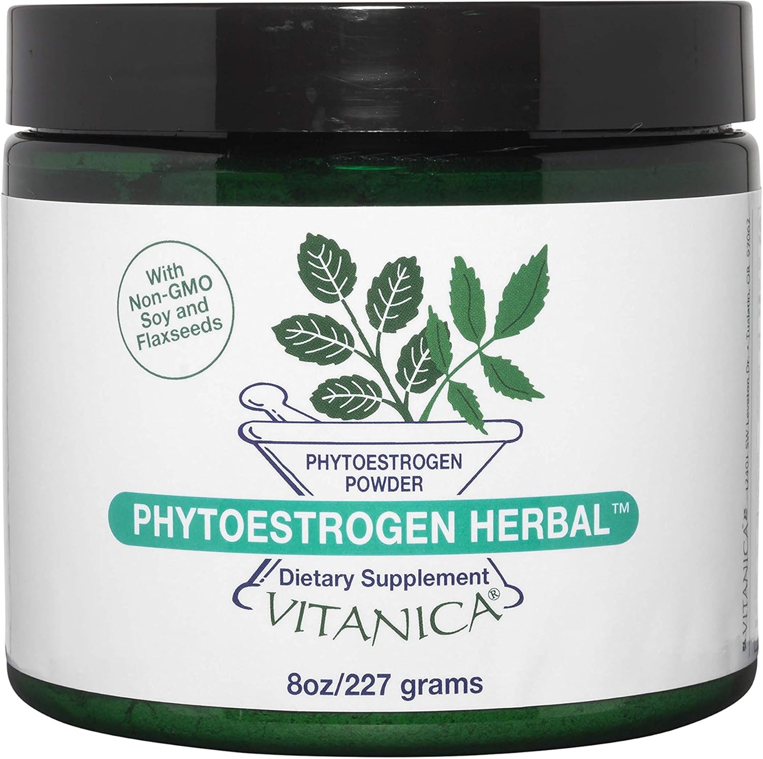 Vitanica Phytoestrogen Herbal NonGMO PMS, Menopause Relief Supplement for Women
