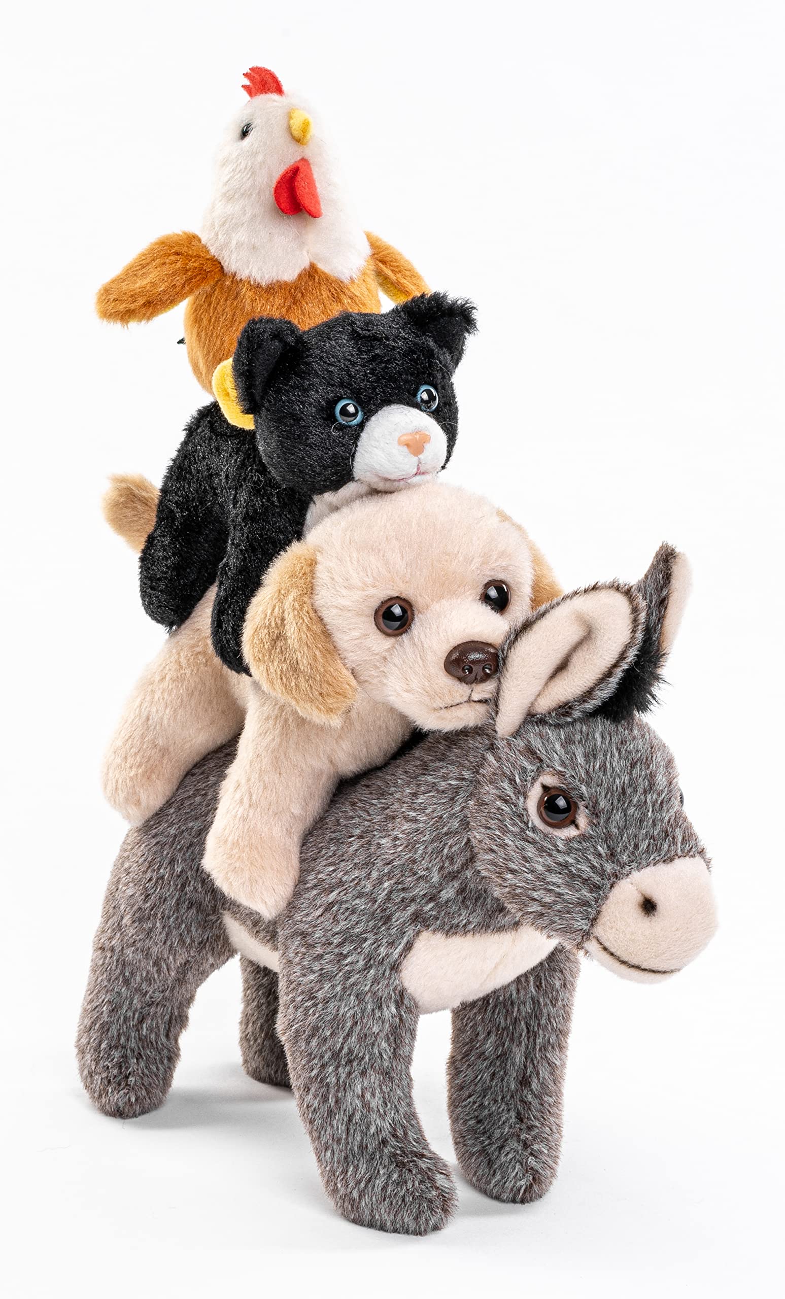 Uni-Toys - Musica cittadina di Bremer – 32 cm (altezza) – Peluche a forma di favola – Peluche