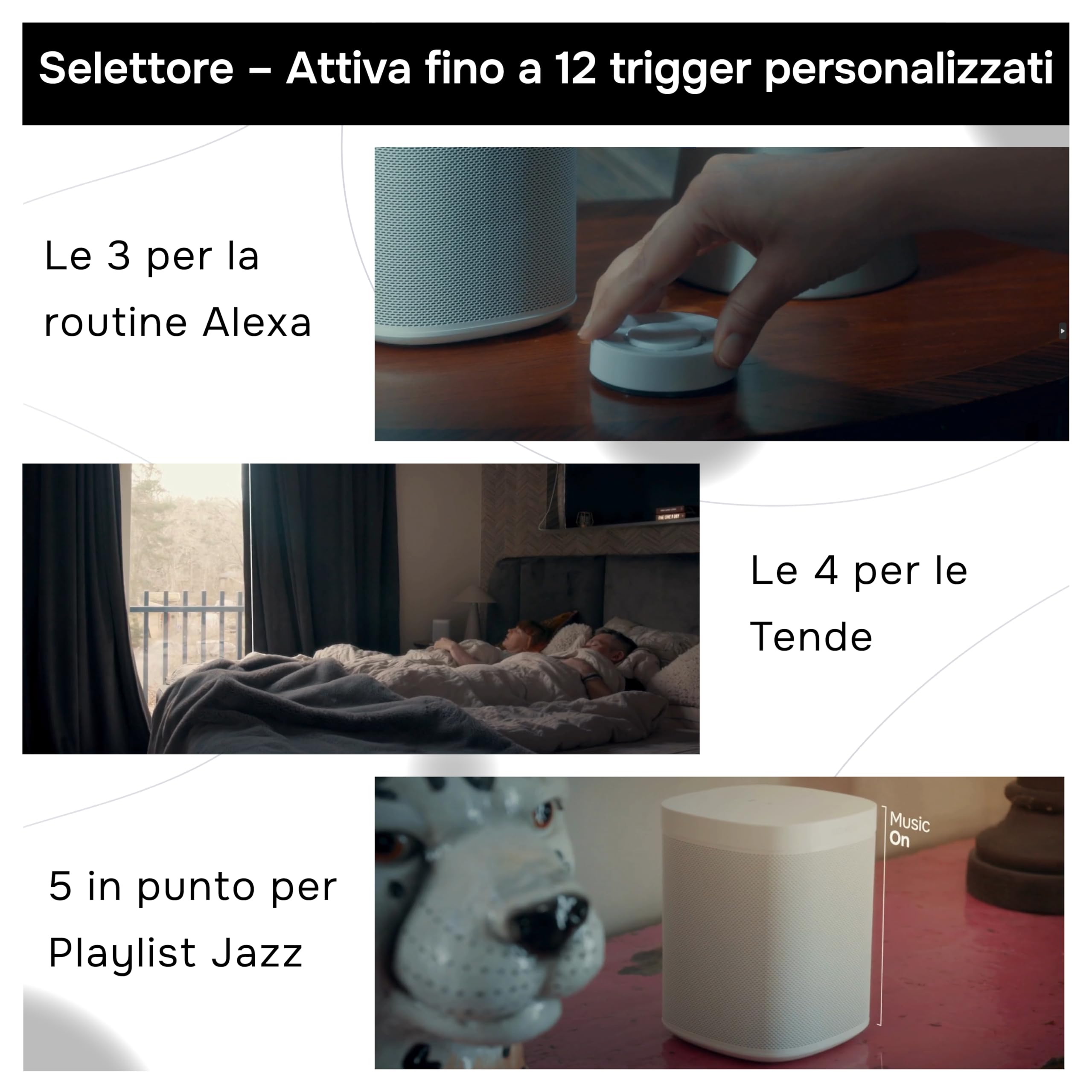 Flic Twist Starter Pack: Controller domotico senza fili – Controlla luci, musica, tende e routine con pressione, rotazione, doppia pressione. Includi Flic Twist & Hub Mini, configurabile.
