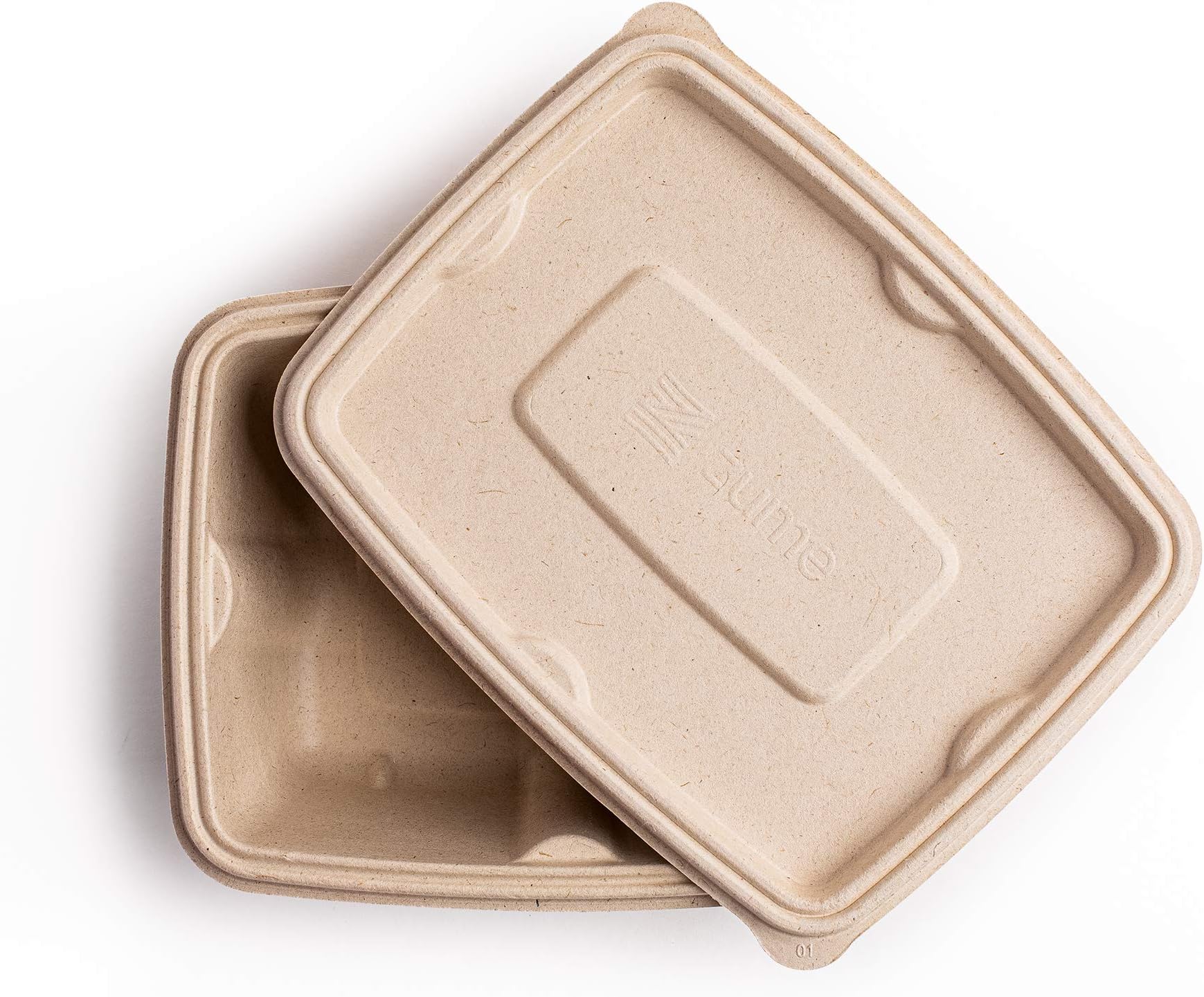 500ml Zume Premium X-Small Rectangular Container with Snap-Fit Lid