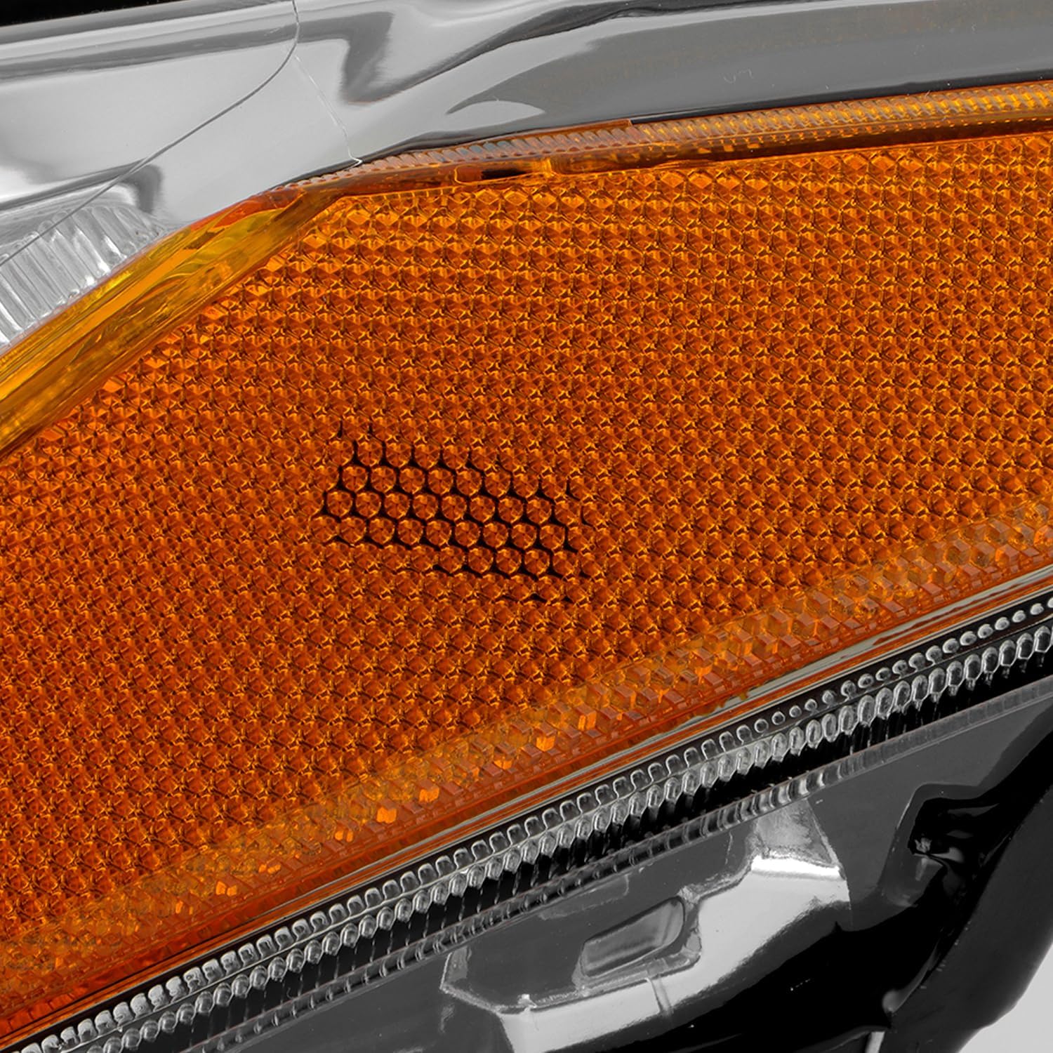 AKKON - Fits 2014 2015 2016 Toyota Highlander Chrome Projector Headlights Headlamps Pair Driver Left+Passenger Right