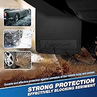 Vista 35 de Universal Mud Flaps Fits Most SUVs/MPVs, Not Full-Size SUVs- Standard Size 4-Piece Soft Glue Fenders Splash Guards Set, Heavy Duty Flexible