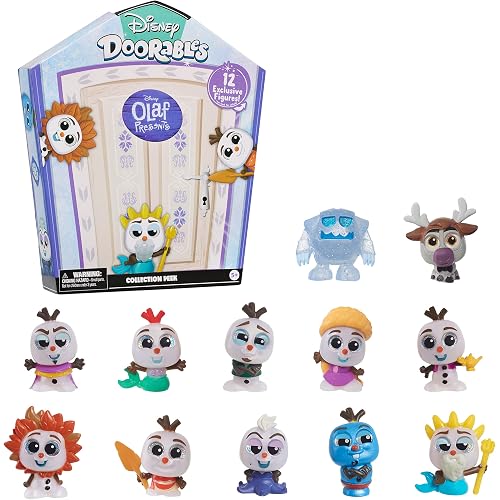 Disney Doorables Olaf Presents Collection Peek, Collectible Blind Bag Figures, Kids Toys for Ages 5 Up, Amazon Exclusive by Just Play
