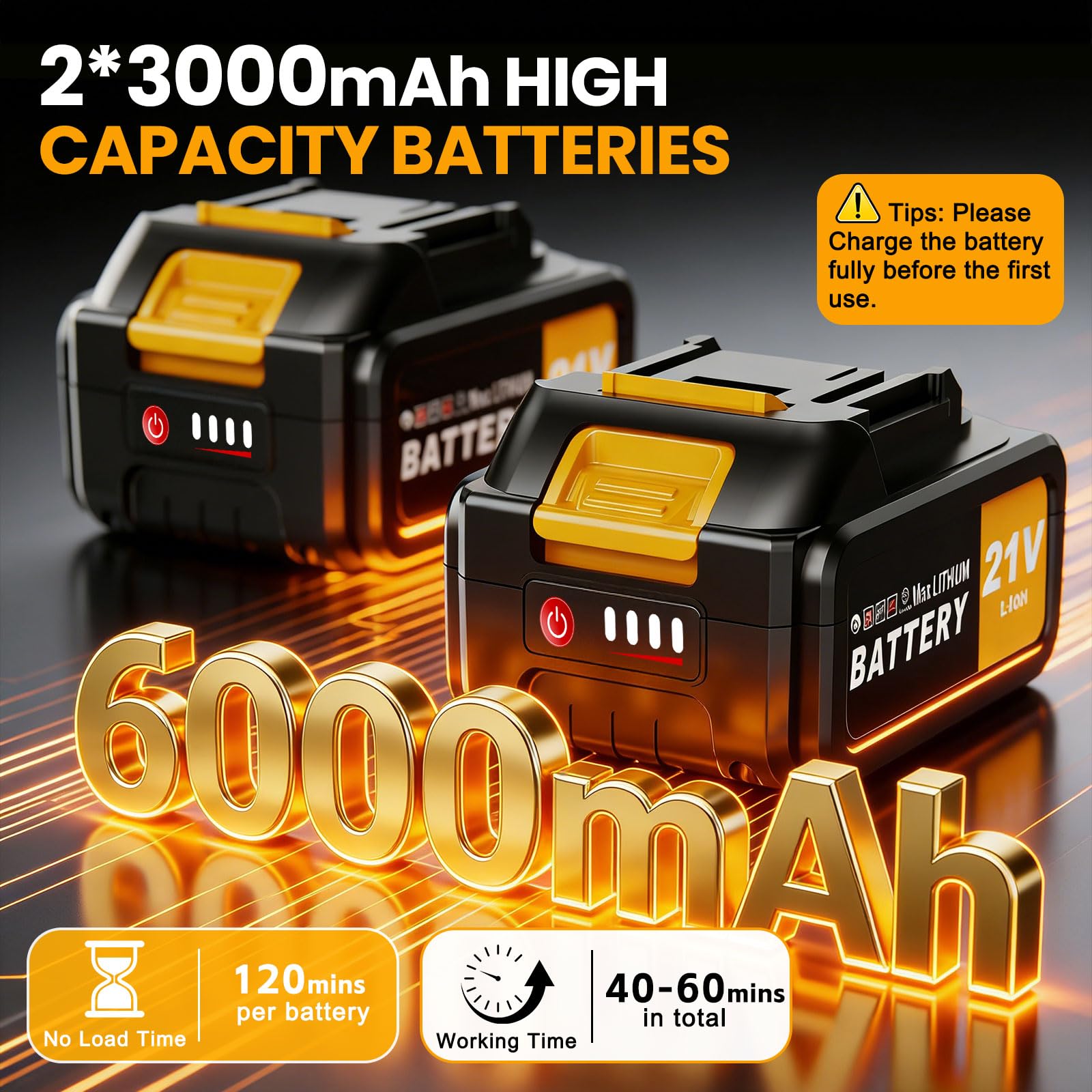 Debrouissalleuses Electrique sans Fil avec Roue, 36CM Coupe Bordures à 2×3,0 Ah Batterie et Chargeur, 800W Moteur sans Brosse,Débroussailleuse à Batterie avec 8 bobines pour Jardin et Pelouses