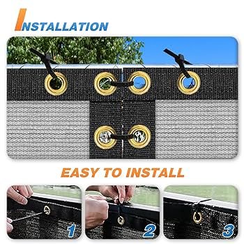 Amazon | TANG 4フィート x 20フィート プライバシーフェンス