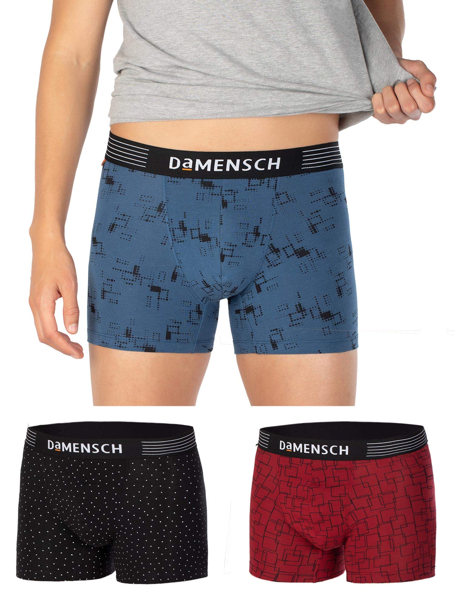 DAMENSCHMens Deo-Cotton Printed Group 11 Underwear (pack of 3)