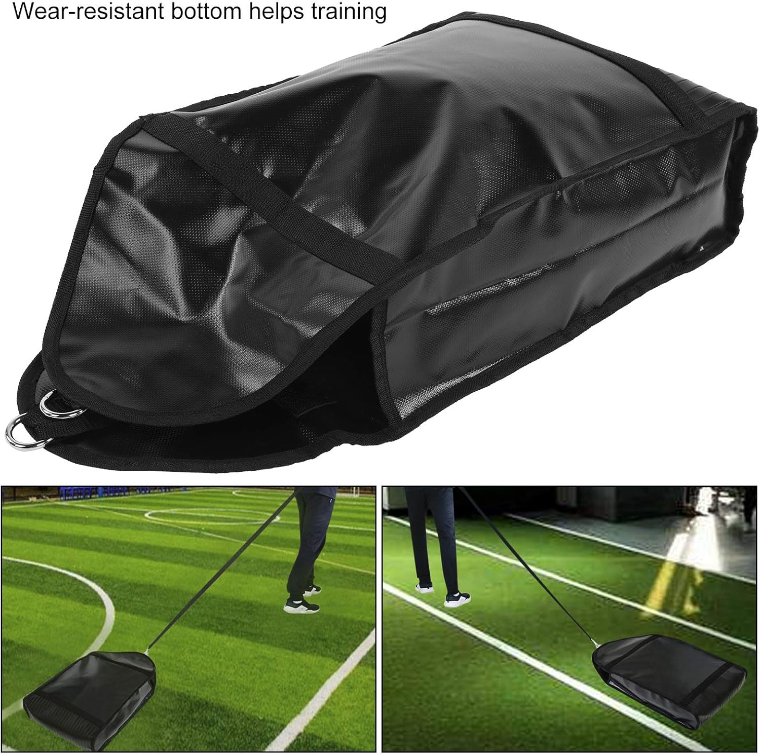 Fitness Sandbag with Adjustable Weight, Training Sandbag for Exercise, Wear PVC Shell with 360 Degree Waist Belt, Includes 3 Weight Bags for Strength and Flexibility TRAI