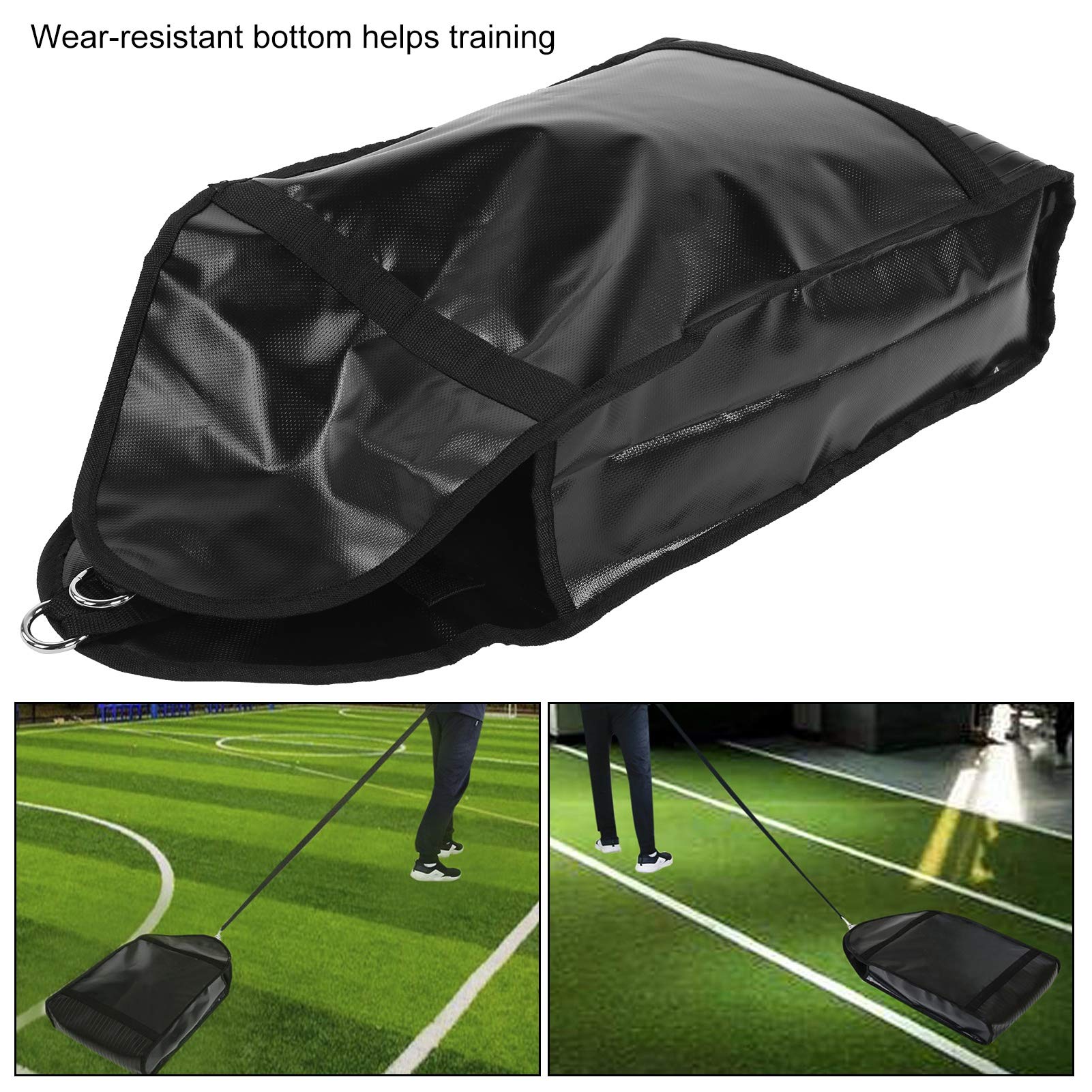 Entrenador de Trineo con Pesas, Entrenador de Trineo con Saco de Arena Entrenador de Trineo de Resistencia Entrenador de Trineo para Correr Bolsa de Pesas Entrenamiento de