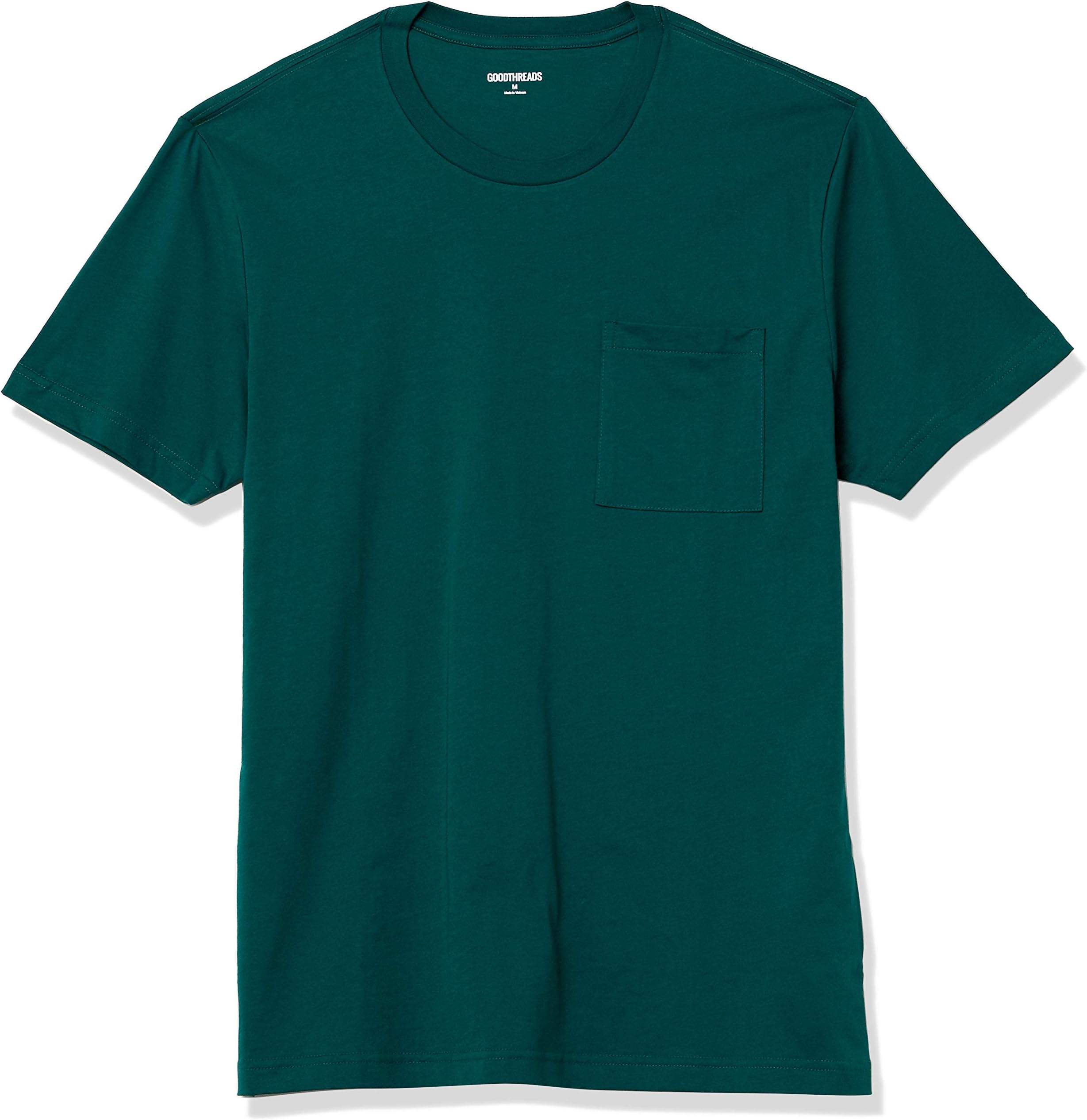 Goodthreads Men's Short-Sleeve Crewneck Soft Cotton Pocket T-Shirt