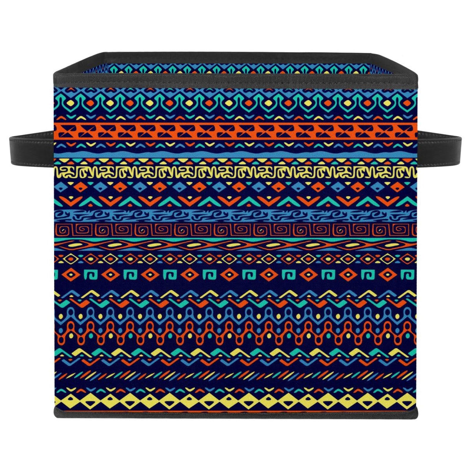 Panier de rangement en tissu vintage pour sublimer votre chambre