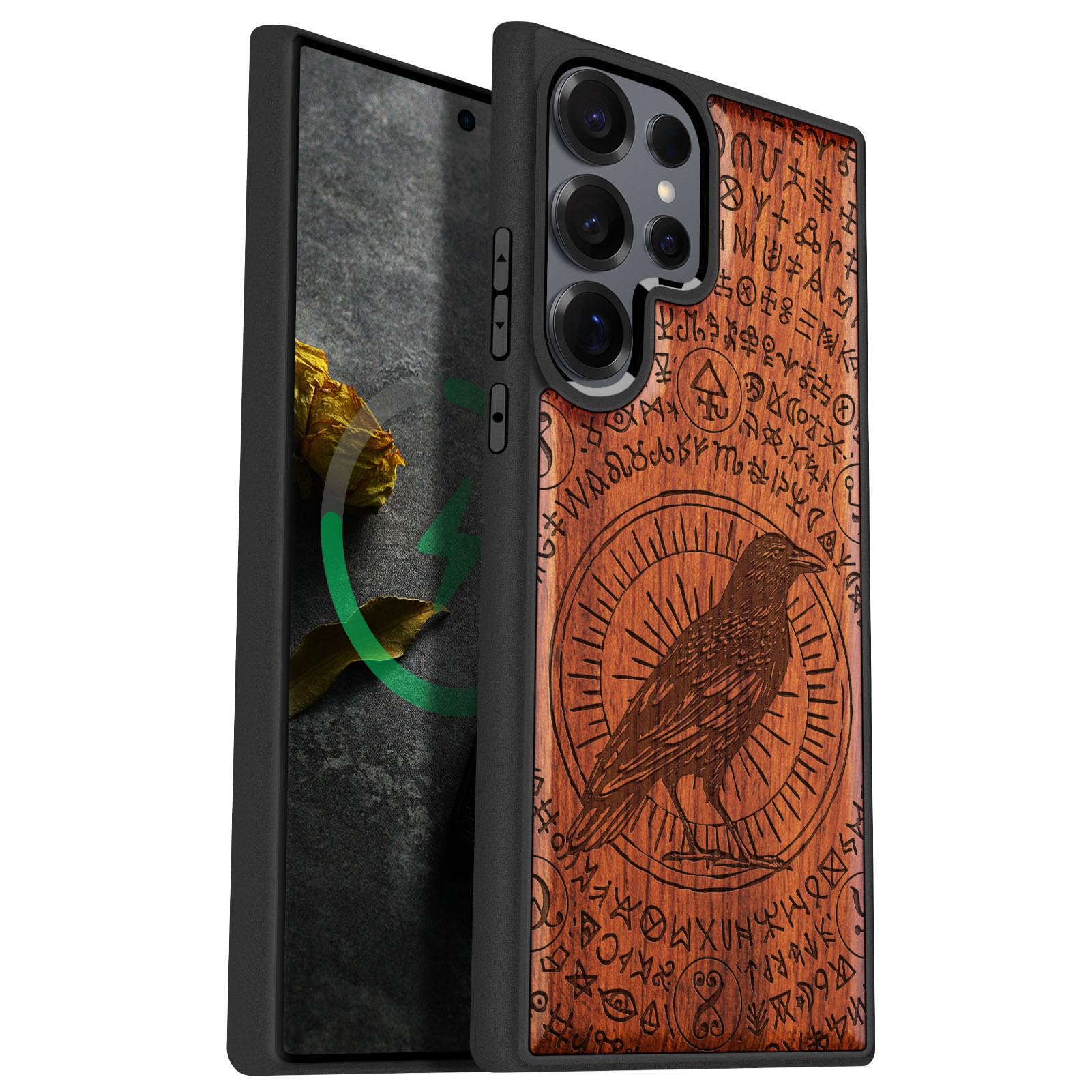 Amazon.com: Carveit Magnetic Wooden Case for Samsung Galaxy S25