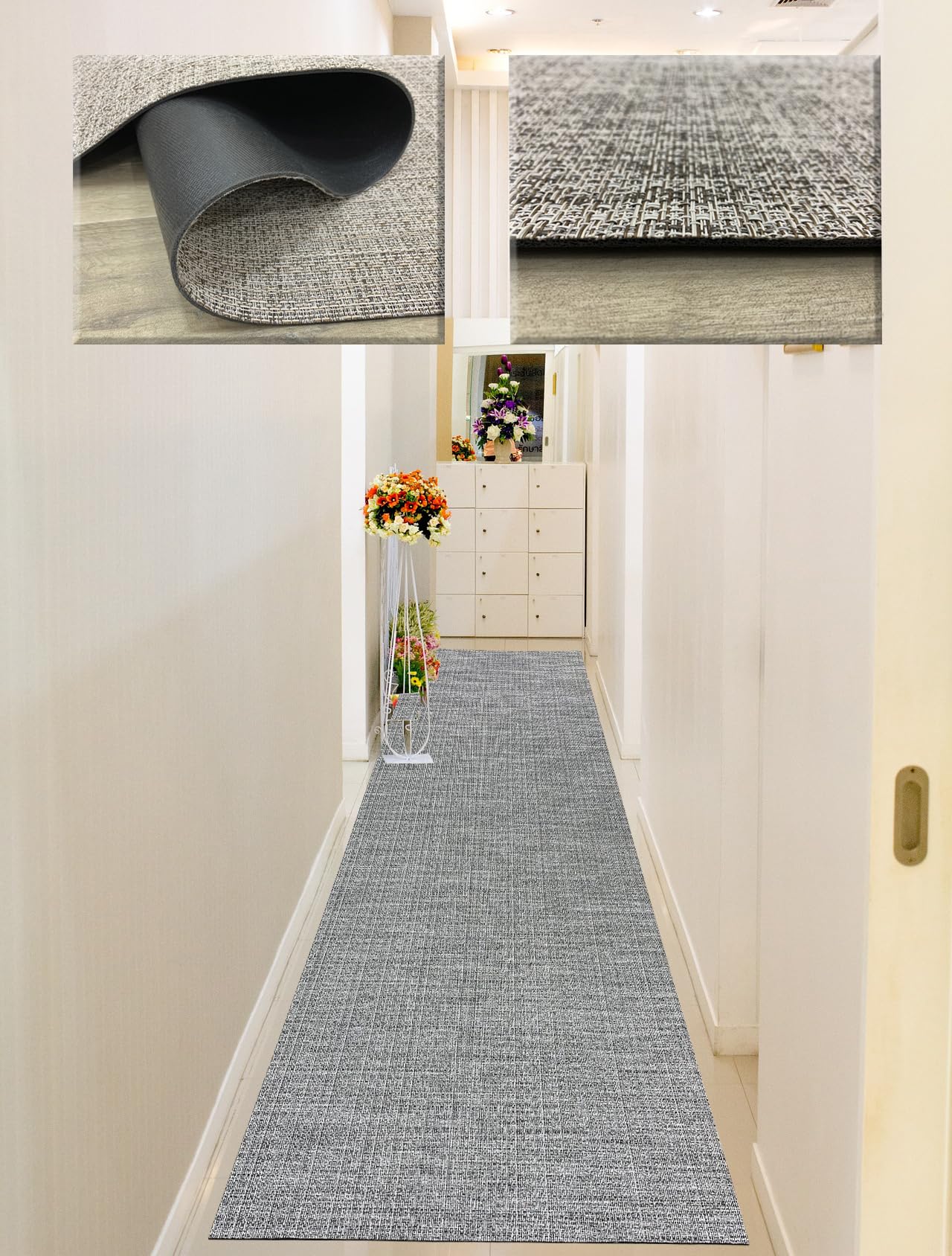 Tadi & Imperio1979 Zjxsneh Tapis en Vinyle tissé - Tapis Vinyle - Tapis extérieur - Tapis de Cuisine - Tapis Vinyle Cuisine - Tapis de Salon - Tapis d'entrée