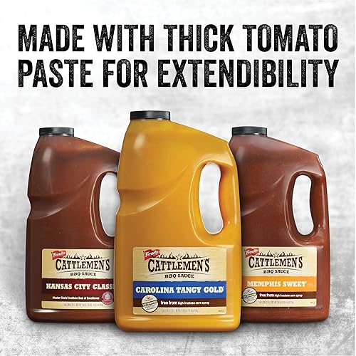 Miniatura 6 de Cattlemens Kansas City Classic - Salsa de barbacoa 1 galón jarra de un galón de salsa de barbacoa Kansas City sabor picante y dulce perfecto para