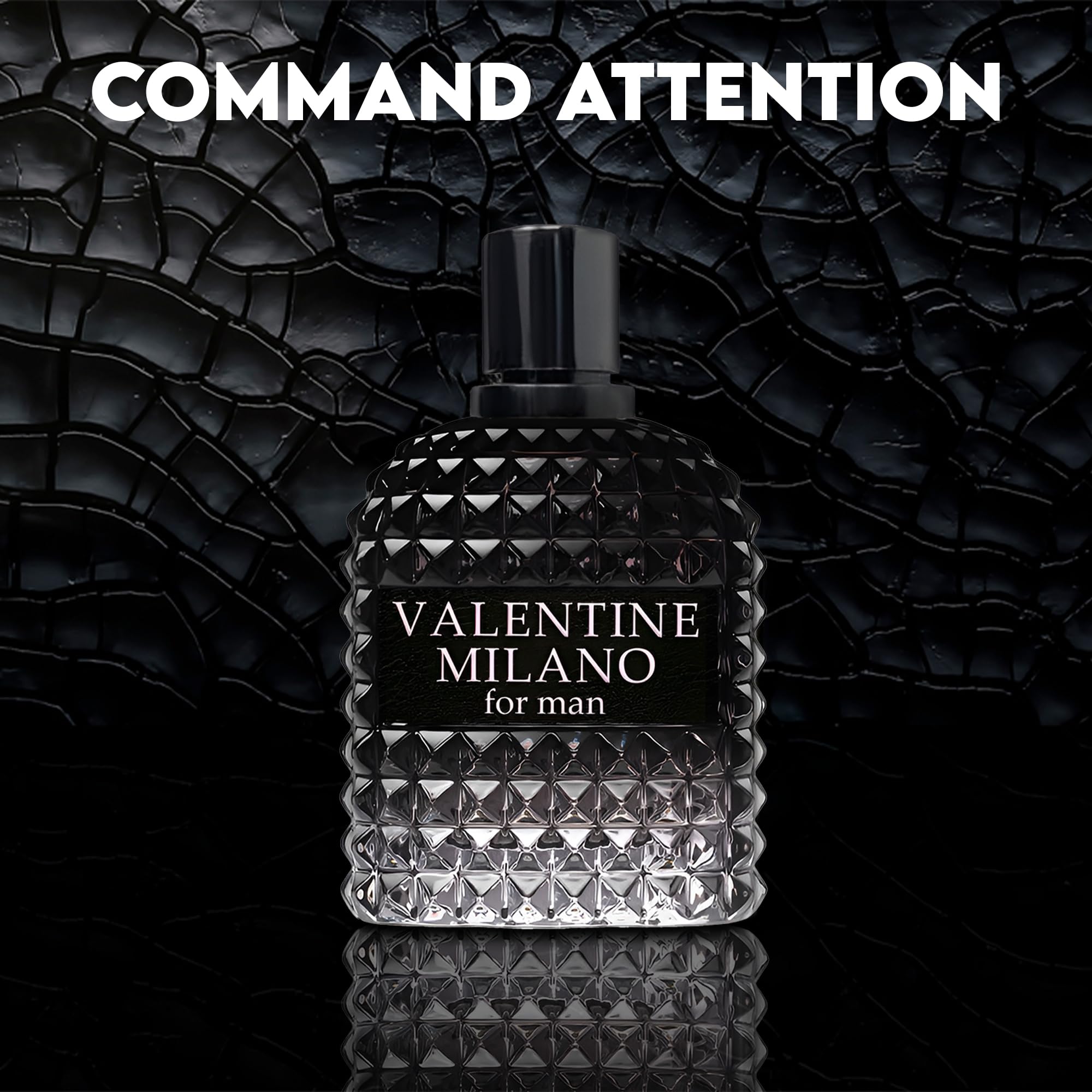 2PCS Valentine Milano/GK N1 Eau De Toilette for Men-Fresh,Romantic Scent Perfume for Men 3.4 Fl Oz Each Mens Cologne For All Skin Daily Used