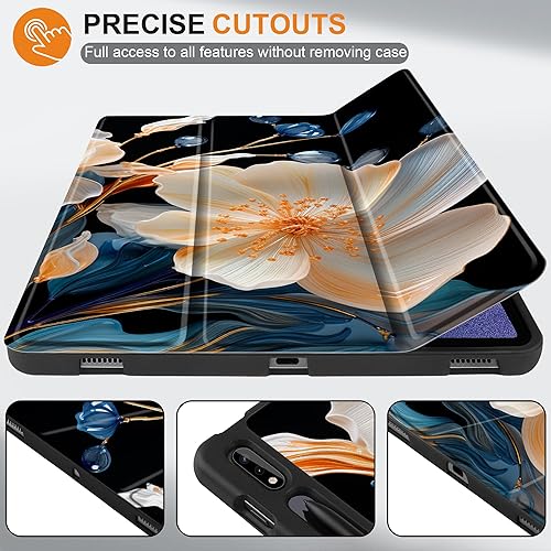 Miniatura 10 de MEEgoodo Funda para Samsung Galaxy Tab S8 Plus 2022S7 FE 2021S7 Plus 2020 de 12.4 pulgadas con soporte para bolígrafo, fundas para tabletas con