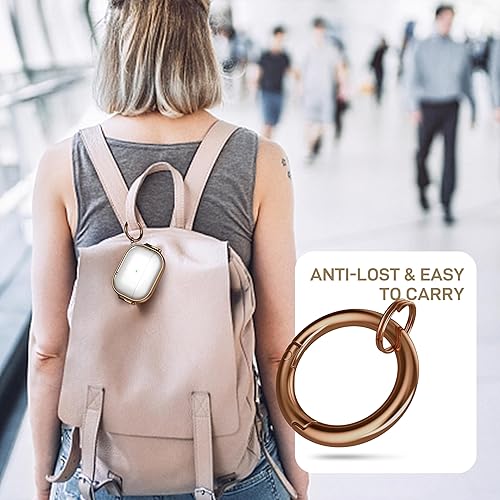 Miniatura 7 de Maxjoy Funda para AirPods Pro de 21 generación con cerradura, funda transparente para AirPods Pro 2, funda protectora dura para AirPod Pro para