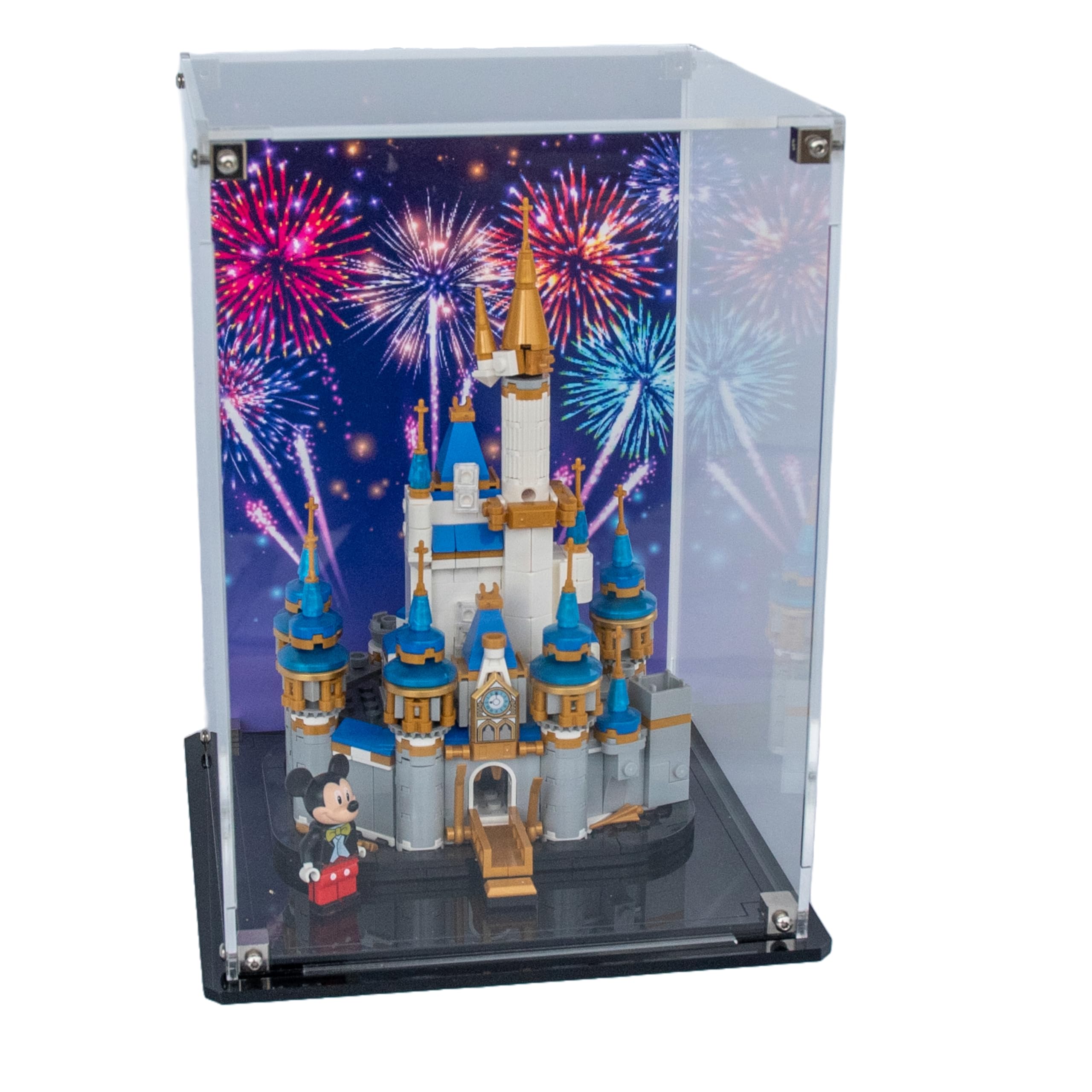 Display Case for Lego® Mini Disney Castle 40478 (Clear Back Panel)