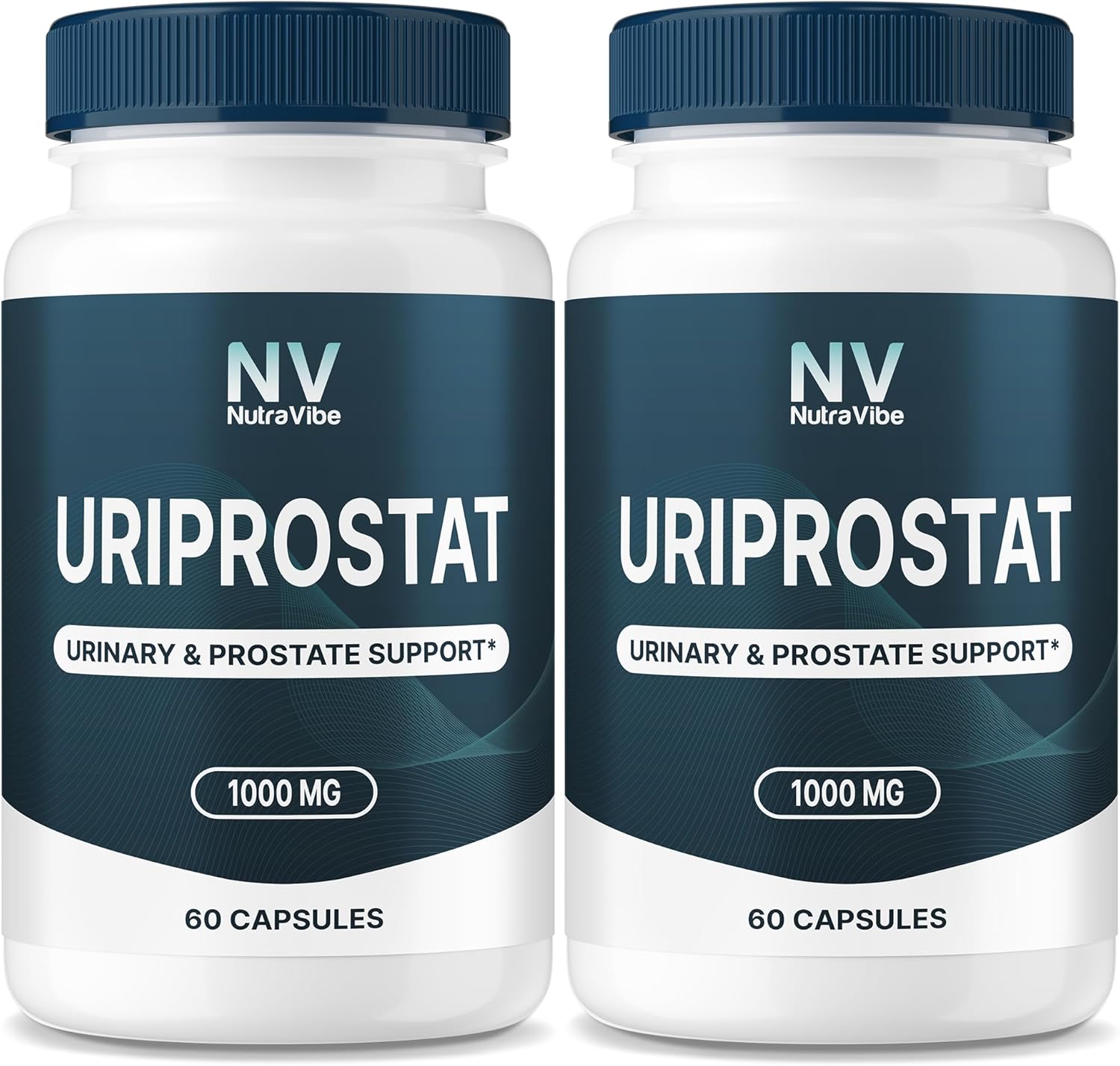 (2 Pack) Uriprostat – Daily Prostate Support Formula with Natural Ingredients for Comfort, Flow and Balance as You Age, Just Take 2 Easy-to-Swallow Pills Daily (120 Capsules)
